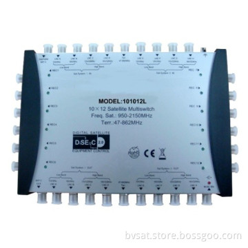 10 Input 3 Satellite And 12 Subscriber Cascade Multiswitch 